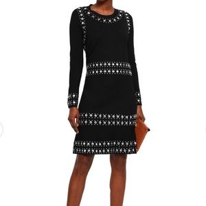 MICHAEL Michael Kors black studded dress XS